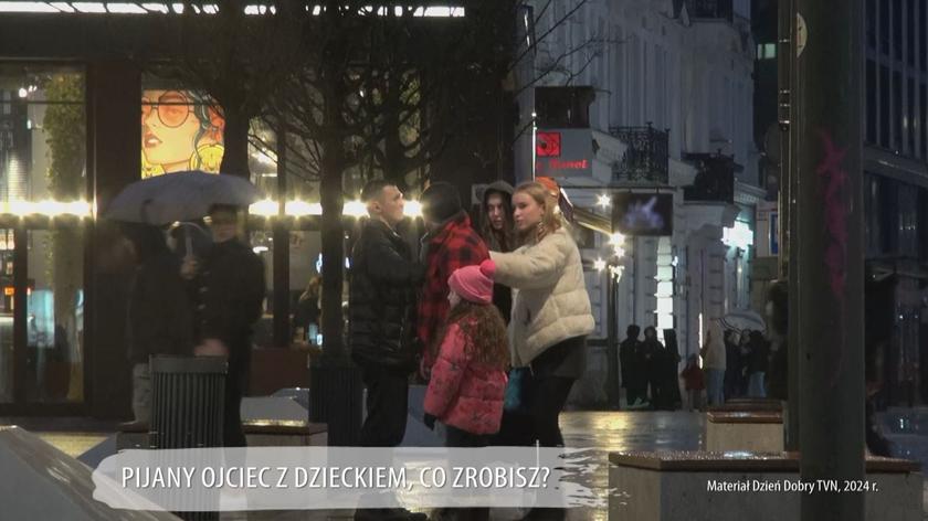 Miejska dżungla: Pijany ojciec z dzieckiem, co zrobisz?