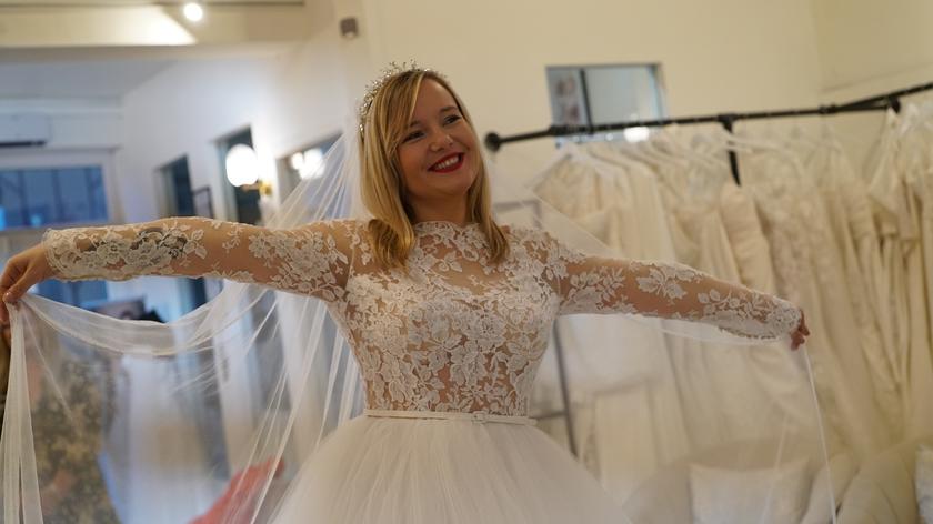 Jestem z Polski: Amanda wybrała swoją wymarzoną suknię ślubną